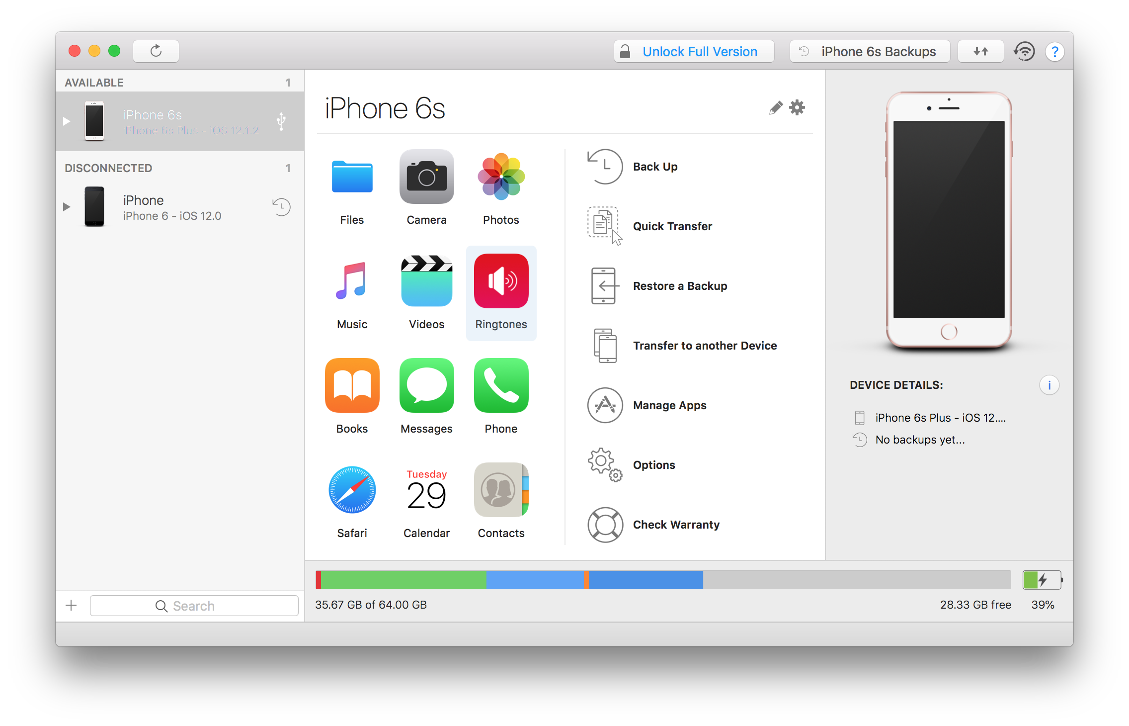 iMazing - Manage apps